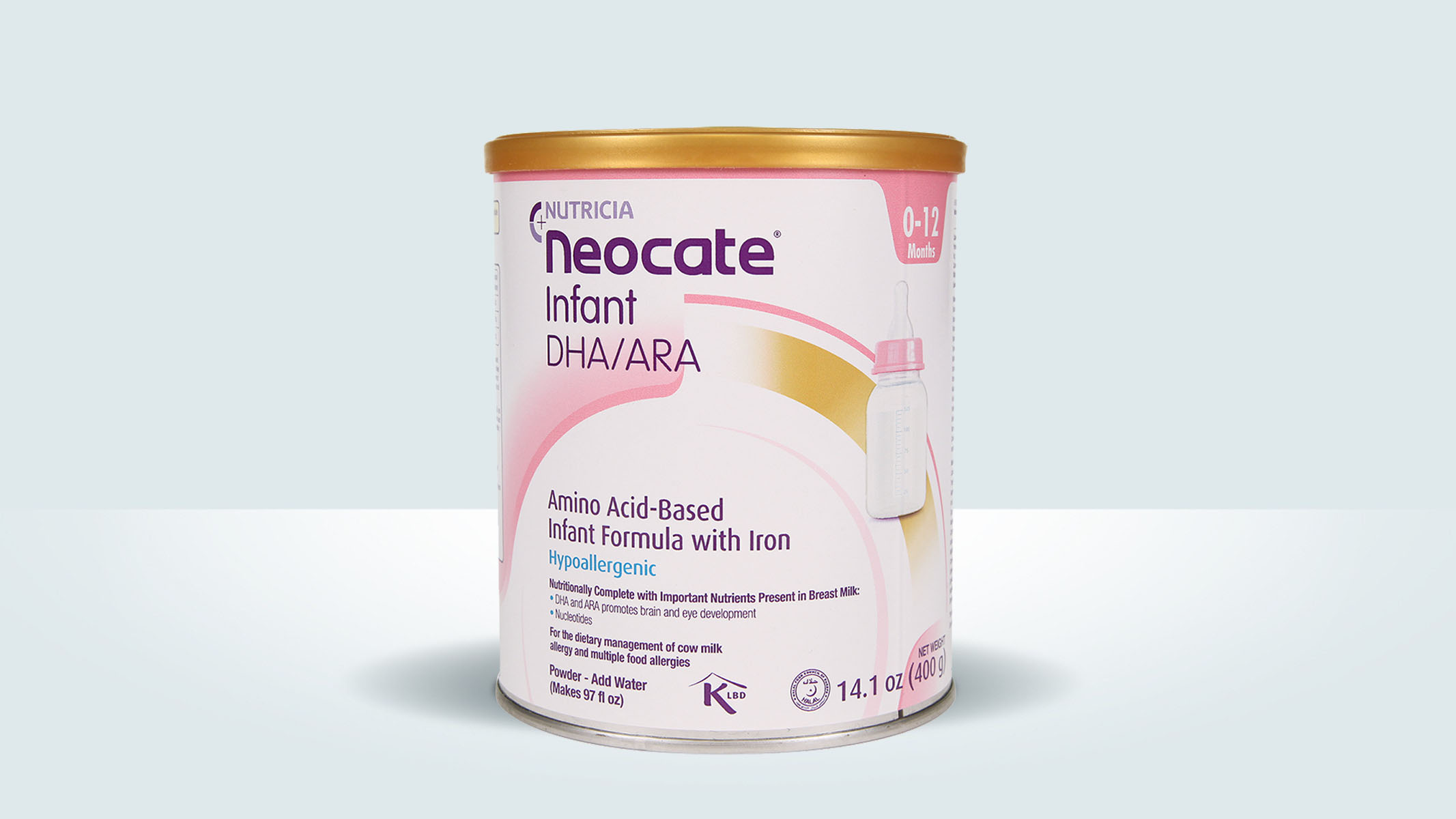 Neocate Infant DHA/ARA 360° of the can