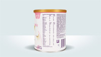 Neocate Infant DHA/ARA Side label view of the can