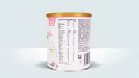 Neocate Infant DHA/ARA Side label view of the can