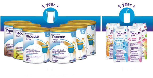 Neocate Products for 1 years old and older