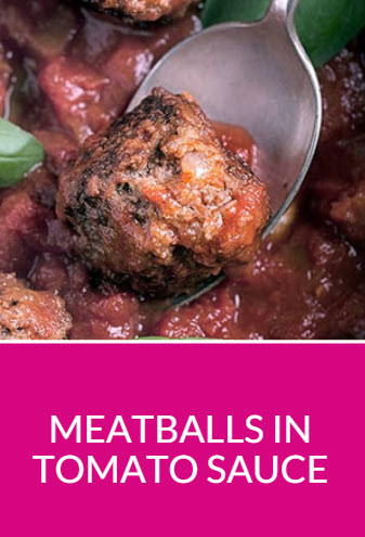 Neocate Junior Meatballs in Tomato Sauce Recipe