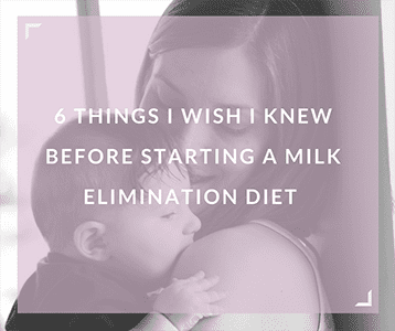 Milk Elimination Diet 