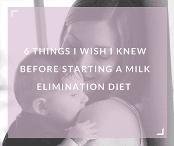 Milk Elimination Diet