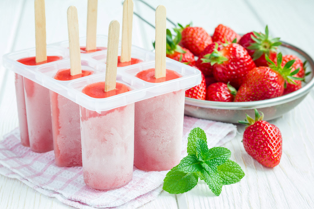 Strawberry Nutra Frozen Ice Pop