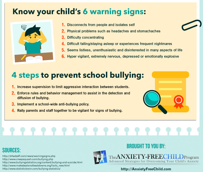 bullying warning signs and prevention