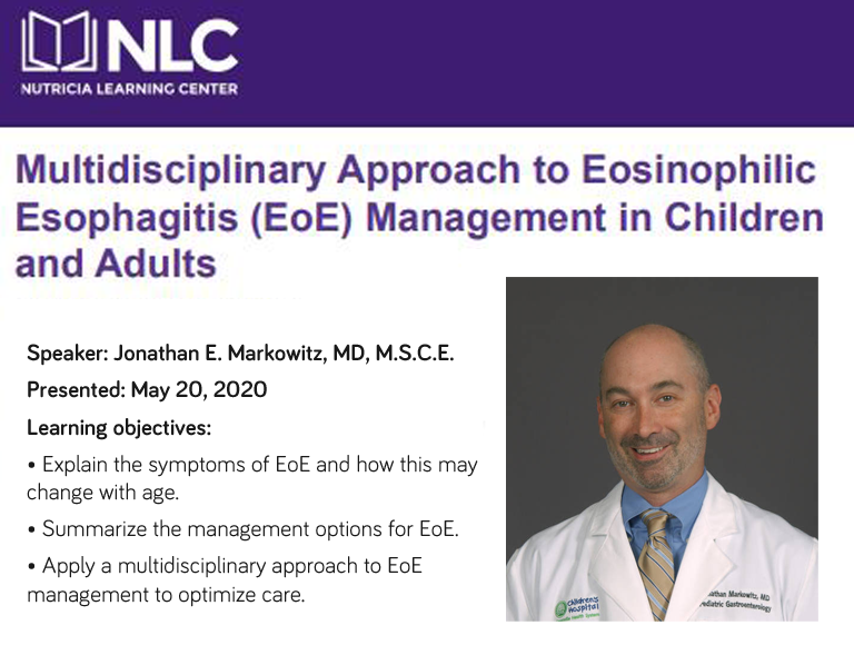 Multidisciplinary approach to Eosinophilic Esophagitis (EoE) management in children and adults