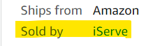 iServe Amazon authorized reseller