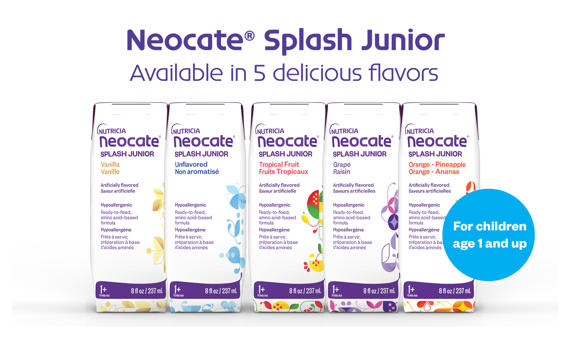 Neocate Splash Junior toddler formulas